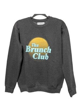 NWT KID DANGEROUS The Brunch Club Crew Sweatshirt M